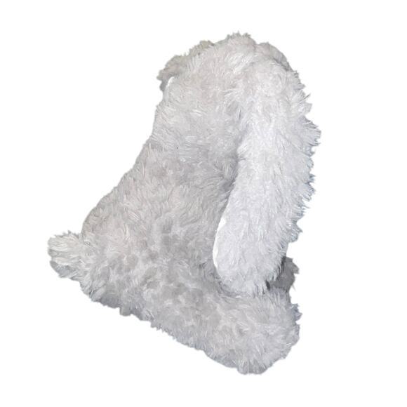 Walmart Plush Bunny Rabbit Curly Brown 10" Stuffed Animal Nursery Baby Shower - Picture 4 of 12